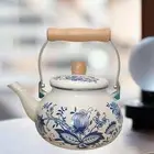 Enamel Tea Kettle 2.5L Large Capacity Water Kettle for Home Restaurant Party