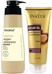 Inatur Argan Combo (Argan Shampoo 350 ml + Argan Conditiner 200 ml)