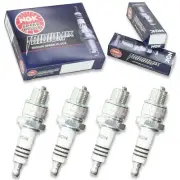4pcs 65-66 Kawasaki B8S NGK Iridium IX Spark Plugs 150 Kit Set Engine sm