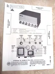 Original SAMS PHOTOFACT 501-14 REALISTIC PA30/60 - AUDIO AMP