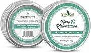 Silktail Organics Hemp and Kawakawa Natural Healing Balm Reduces Skin Inflammation and Irritation, Intense Fast Healing Cream, Decreases Healing Time for Minor Irritations, Rashes, Scrapes, Cuts. 50gms (50 GM)