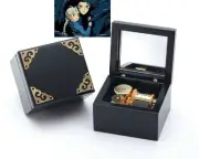Classic Black Square Music Box : Howls Moving Castle Soundtrack