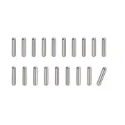 1x4mm Dowel Pins, 100pcs Round Head Flat Chamfered End Dowel Pin