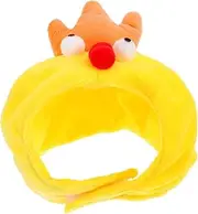 ibasenice Decorative Warm Puppy Hat Cute Chicken Design Soft Breathable Pet Headwear for Parties Photoshoots for Dogs Cats Home Pet Supply