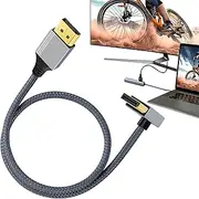 WJnflQN High Definition Cable | TV Cord HD TV Cable - Multifunctional HD Cord, High-Speed 4K for Projector Monitor Blu-Ray Player