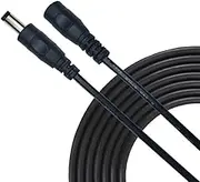 Liwinting 1 m / 3.28 Feet DC Extension Cable 5.5 mm x 2.5 mm DC Connection Cable DC/DC Connector Cable DC Splitter Male to Female Connector for Power Supply, CCTV Camera - Black