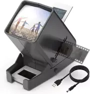 35Mm Slide and Film Viewer 3X Magnification LED Lighted Illuminated Viewing