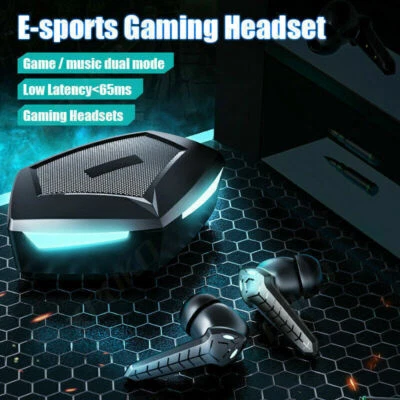 Waterproof Wireless Earbuds Stereo Bass Headsets Headphones Mic for Bluetooth