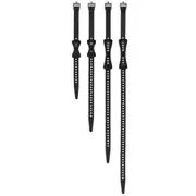 Sea to Summit Stretch-Loc TPU Strap - 20mm x 4 Sizes (4 Pack) - Black