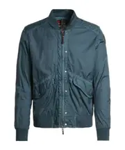 zip-up jacket L Blue