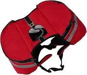 MERRYHAPY pet backpack doggie backpack outdoor dog backpack portable dog backpack dog walking harness small dog harness dog saddle Travel on foot dog bag walk the dog saddle bag dog food