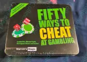 Marvins Magic Fifty Ways To Cheat At Gambling Set *New & Sealed*