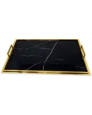 Vivience Marble Serving Tray Trimmed - Small