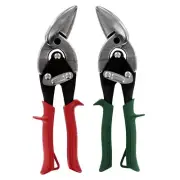 MIDWEST Special Hardness Aviation Snip - Left and Right Cut Offset Stainless ...
