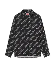 Kenzo By Verdy Dropped-Shoulder Shirt FR34,FR36 Black