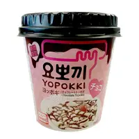 在飛比找PChome24h購物優惠-YOPOKKI 巧克力味炒年糕杯(120g)*2入組