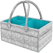 Baby Diaper Caddy Organizer Shower Gift Basket Portable Large Diaper Tote Bag