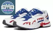 A Bathing Ape SHARK STA UK 1K20 191 308 White/Red Men Shark Tooth Cowhide Shoes