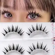 Mogugu - Set of 3 Pairs: Volume Crisscross False Eyelashes NN25 - Black - One Size