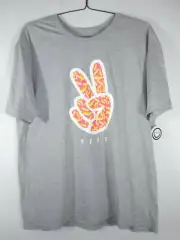 NEFF COMPANY PEACE SIGN GRAPHIC SHORT SLEEVE TEE SHIRT