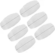 Veemoon 6 Pack Women's Shoulder Pads Adhesive Shoulder Enhancers Non-Slip Push-up Pads Decompression Silicone Bra for Everyday Use