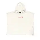 Hurley One And Only Hooded Towel Kids in Jet Stream - Size OSFA -White