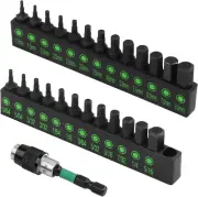 26-Piece Hex Head Allen Wrench Drill Bit Set, 1/4Hex Shank Quick Change