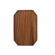 Octagonal Tea Coffee Trays Plate Fruit Dishes Saucer Tea Tray Dessert Dinner Bread Wood Plates Storage