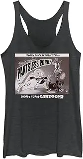 [Looney Tunes] Pantless Porky Women's Racerback Tank Top