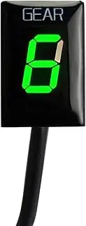 for Suzuki, for TL1000R TL1000 R TL 1000R TL1000S TL 1000S TL1000 S Gear Indicator Motorcycle Accessories 1-6 Speed Display Meter Motorcycle Gear Indicator(Green)