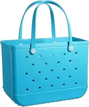 Beach Tote Bag | Waterproof Sandproof Outdoor Tote Bag, Open Tote Bag Travel Bags, Large Portable for Beach Pool Sports Buniq