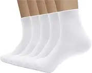 [SERISIMPLE] Bamboo Men sock Breathable Sock Low Quarter Thin Ankle Sock Comfort Cool soft Sock 5 Pairs