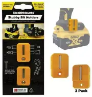 Stubby Magnetic Screwdriver Bit Holder For Dewalt Power Tools Yellow 2 Pack