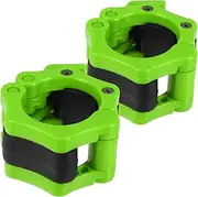 Alipis Weightlifting Barbell Clamps 25mm Gym Weight Clips Easy Attach/Detach Spring Collars for Exercise