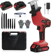 Cordless Reciprocating Saw, 2 X 2.0Ah Battery, Cordless Variable Speed, Blades K