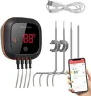 Inkbird IBT-4XS Bluetooth Wireless Grill BBQ Thermometer for Grilling with 4 ft