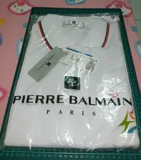 在飛比找Yahoo!奇摩拍賣優惠-(嘉義)特價夏天衣服PIERRE BALMAIN白色短袖襯衫