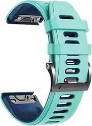[BKUANE] 26 22mm Silicone Smart Watch Band Strap For Garmin Fenix 7 7X 5 5X Plus 6 6X Pro 3HR Epix Easy Fit QuickFit Smartwatch Bracelet