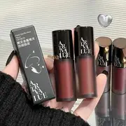 Art Value - Punk Metallic Matte Velvet Lip Mud - 6 Colors 5# Atmosphere Red - 2g