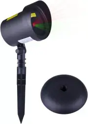 Outdoor Motion Laser Lights Projector (Green&red Stars) for Party As Seen on TV