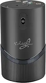IntelliSpace Electric USB Essential Oil Portable Waterless Diffuser- Aromatherapy Smart Diffuser Machine for Air Scent. (Black)