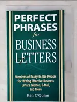 【書寶二手書T2／語言學習_B5G】PERFECT PHRASES FOR BUSINESS LETTERS_O'QUINN, KEN