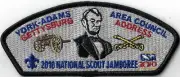 York-Adams Area Council Gettysburg Address 2010 Nat'l Jamboree BLK Bdr. [MX-1141