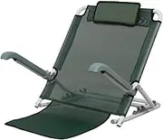 NDNCZDHC Beach Chair, Adjustable Leisure Chair Portable Folding Bed Backrest Beach Chair for Outdoor Beach(Green)
