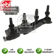 Ignition Coil Febi Fits Peugeot 307 206 Citroen Xsara Picasso C4 C3 C2 1.6