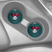 ARIZONA DIAMONDBACKS SANDSTONE CAR COASTERS ABSORBENT SET (2) MLB WEST