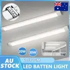 20W/30W 60CM/90CM Slimline Linear LED Fluro Fluorescent Batten Light Hardwired