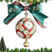 Temaari Ball Kit - Traditional Sewing Toy, Japanese Embroidery Ornament Craft Set | Hand-Stitched Design Activity Thread Art Ball Kit, Colorful Sphere Making for Decor, 1.57x1.57x2.05 Inches