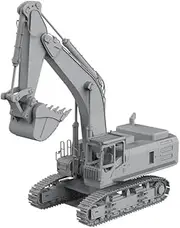 XJT87169A 1/87 HO Scale Miniature Factory Building Military Car Railroad Track Accessory Props Diorama Scenery Crawler Excavator Construction Vehicle