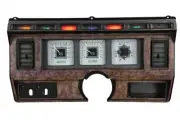 Dakota Digital 1980-1986 Ford Pickup Silver / White LED Gauge Kit VHX-80F-PU-S-W